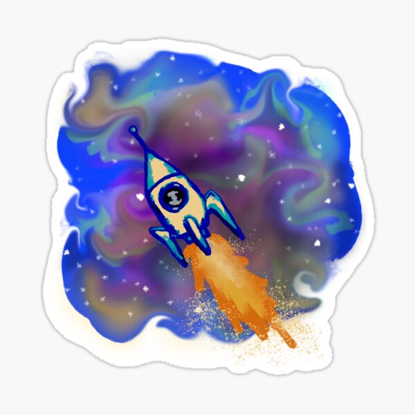 Item preview, rocketship designed and sold by wrenpaint.