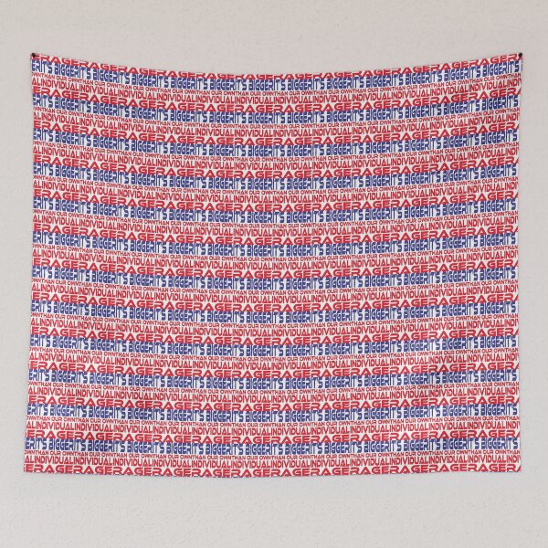 Item preview, #OurPatriotism: It's Bigger than Our Own Individual Rage (Red, White, Blue) by Grey Williamson designed and sold by Carbon-Fibre Media.