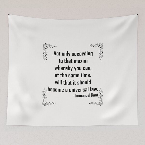 Item preview, Immanuel Kant categorical imperative designed and sold by Milena93.
