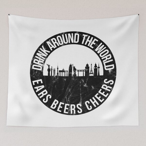 Item preview, Drink Around the World Vintage designed and sold by FandomTrading.