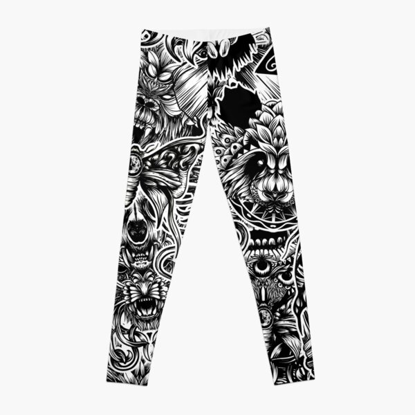Floral animals Leggings