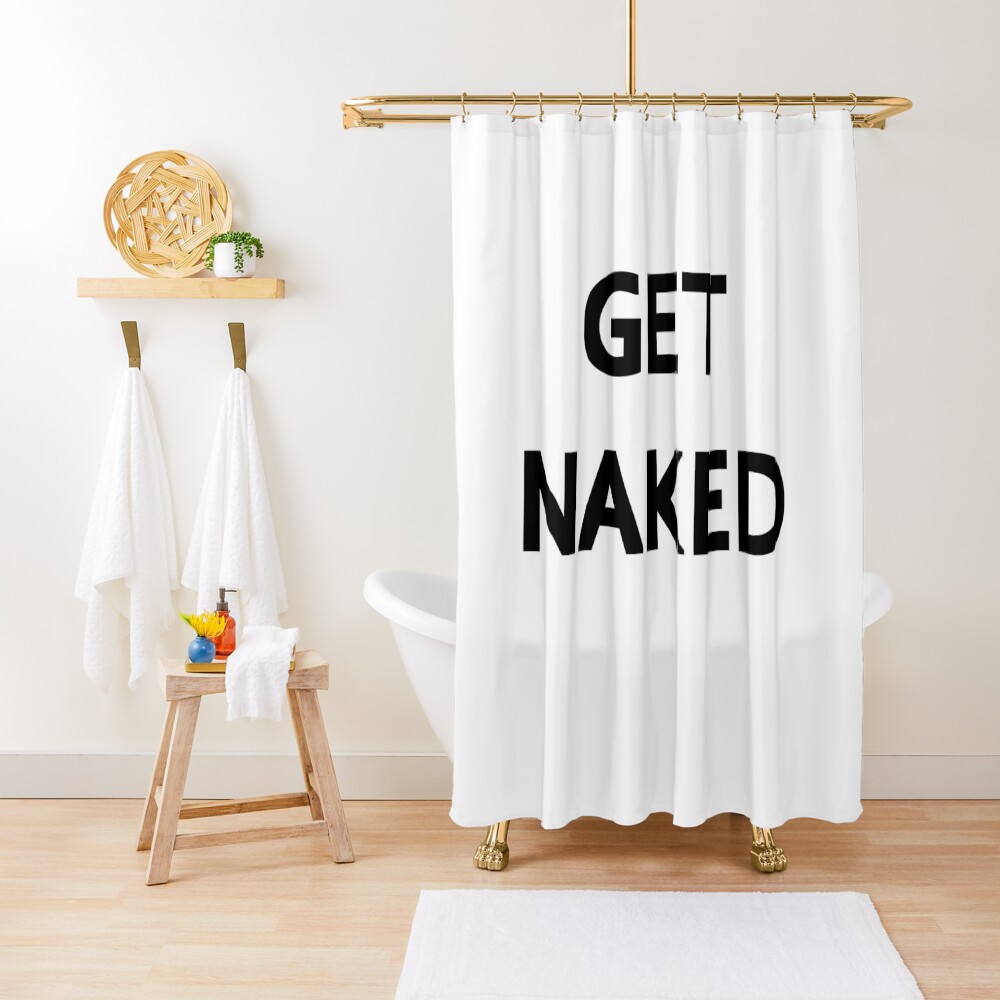 Get naked shower curtain sales