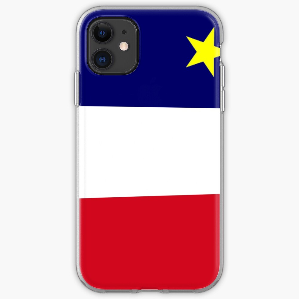 Coque iPhone « Drapeau acadien»