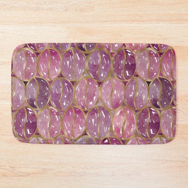 Item preview, Watercolour Coffee Beans | Purple and Gold designed and sold by RebeccaFlaherty.