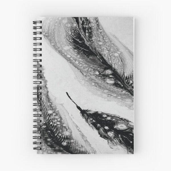 Item preview, Black & White Feathers Abstract Art designed and sold by Vivian Iriarte.