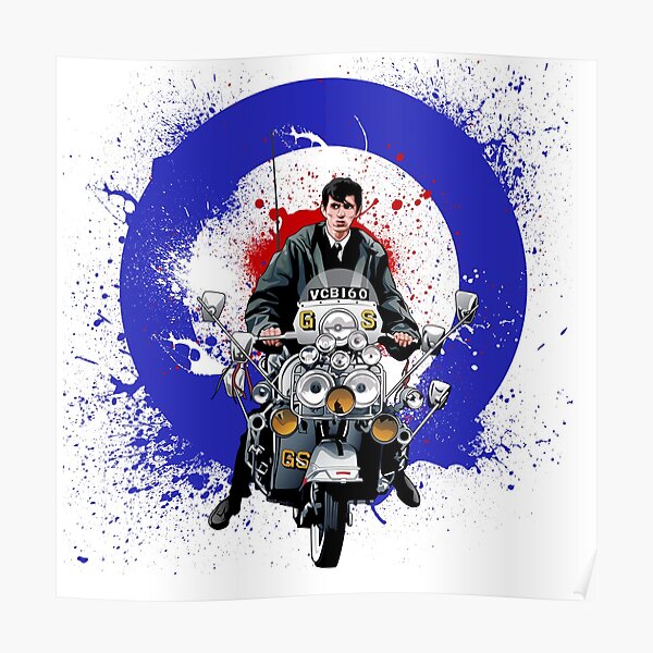 Quadrophenia Scooter Mods Póster