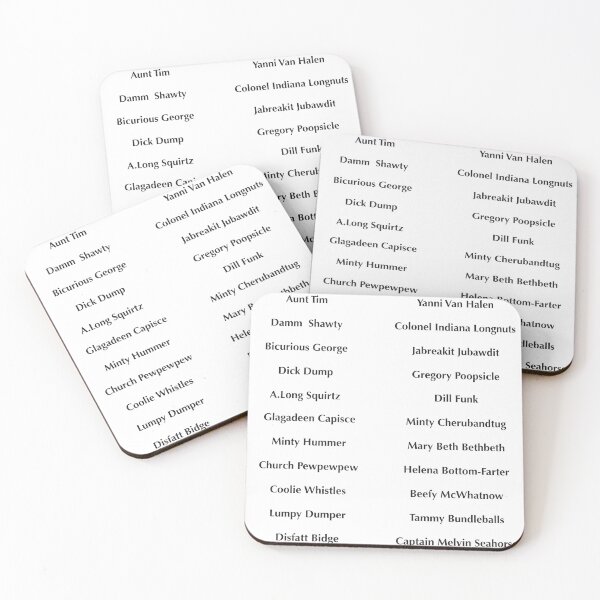 Item preview, names designed and sold by Russ Farris Art.