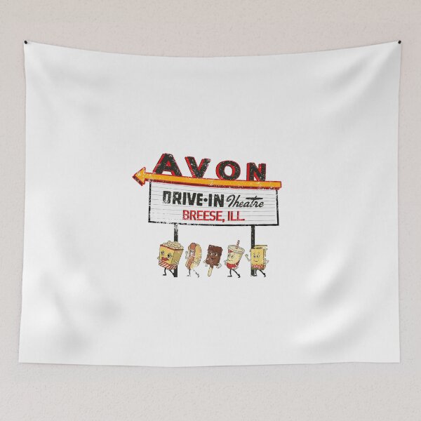 Item preview, Avon Drive-In Theatre with the Dancing Candies - Breese, Illinois designed and sold by Domelight Designs.