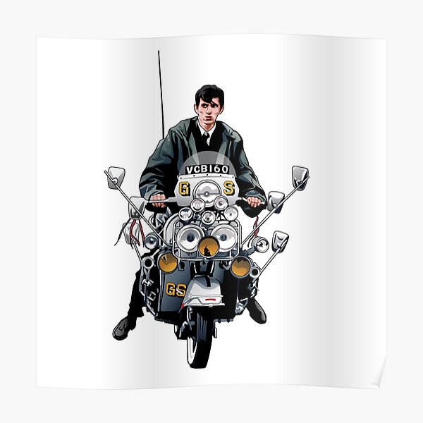 Quadrophenia Scooter Mods Póster