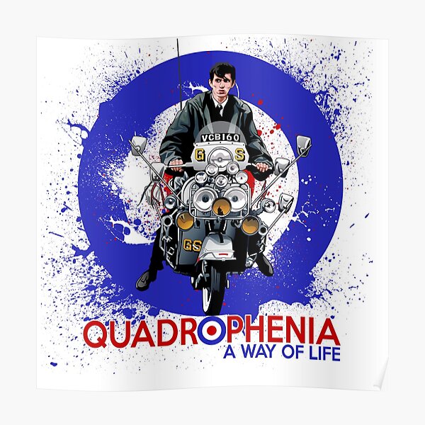 Quadrophenia Scooter Mods Póster