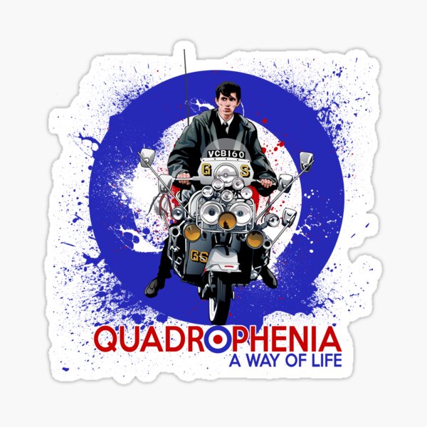 Quadrophenia Scooter Mods Sticker