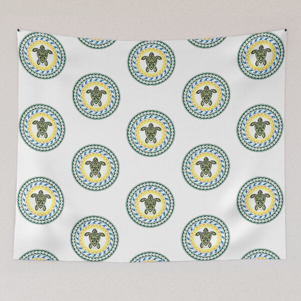 Item preview, Tribal Turtle Tattoo Mandala Maui designed and sold by srwdesign.
