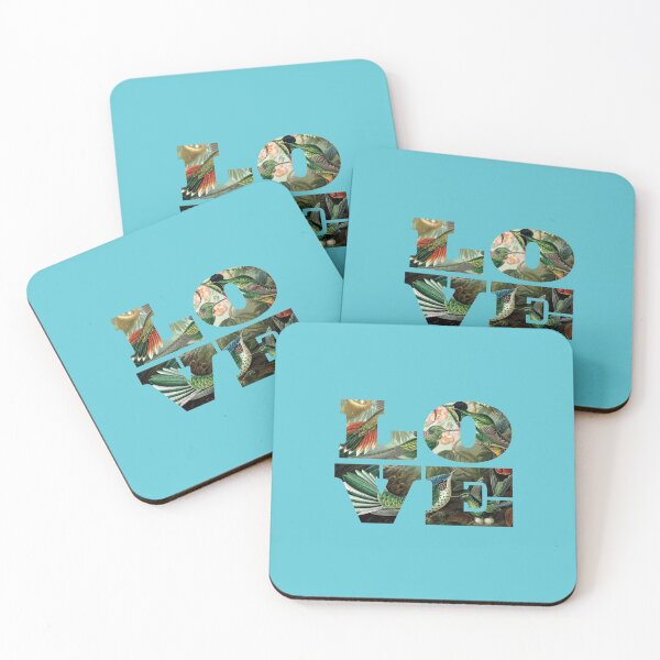 Item preview, Hummingbird Love, Marine Blue designed and sold by ThingsThatSing.