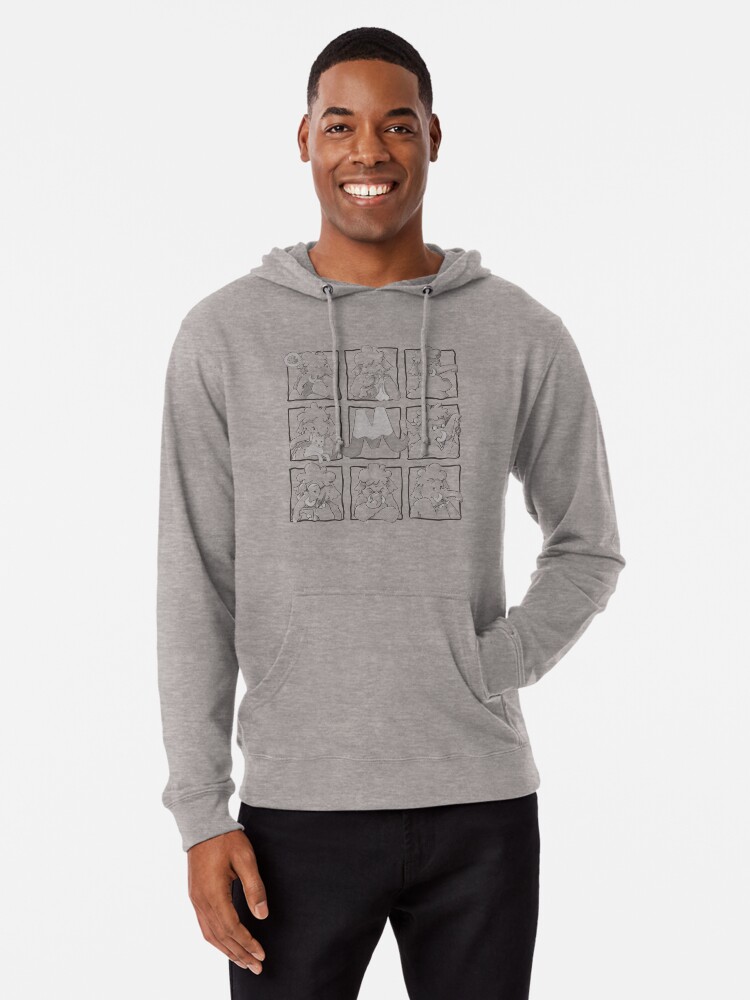Thumbnail 2 of 5, Lightweight Hoodie, 3x3 Mammut Sketches - Emotes designed and sold by Mammut-Merch.