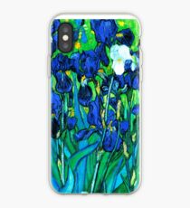Van Gogh Garden Irises HDR iPhone Case