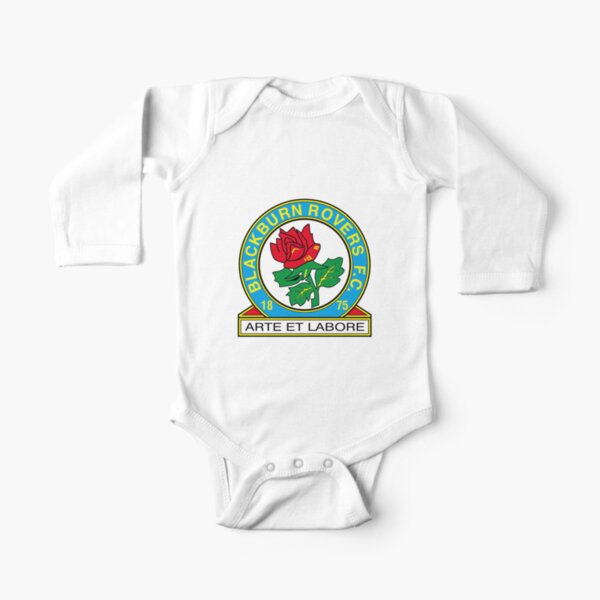 Blackburn Rovers FC logo Long Sleeve Baby One-Piece