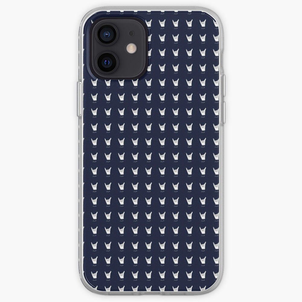 hang 10 navy blue iPhone Case & Cover