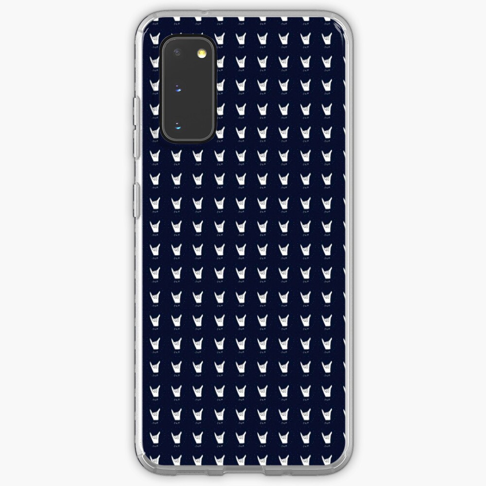 hang 10 navy blue Case & Skin for Samsung Galaxy