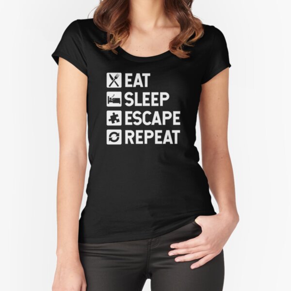 Item preview, Escape Room Game Eat Sleep Escape Repeat designed and sold by EstelleStar.