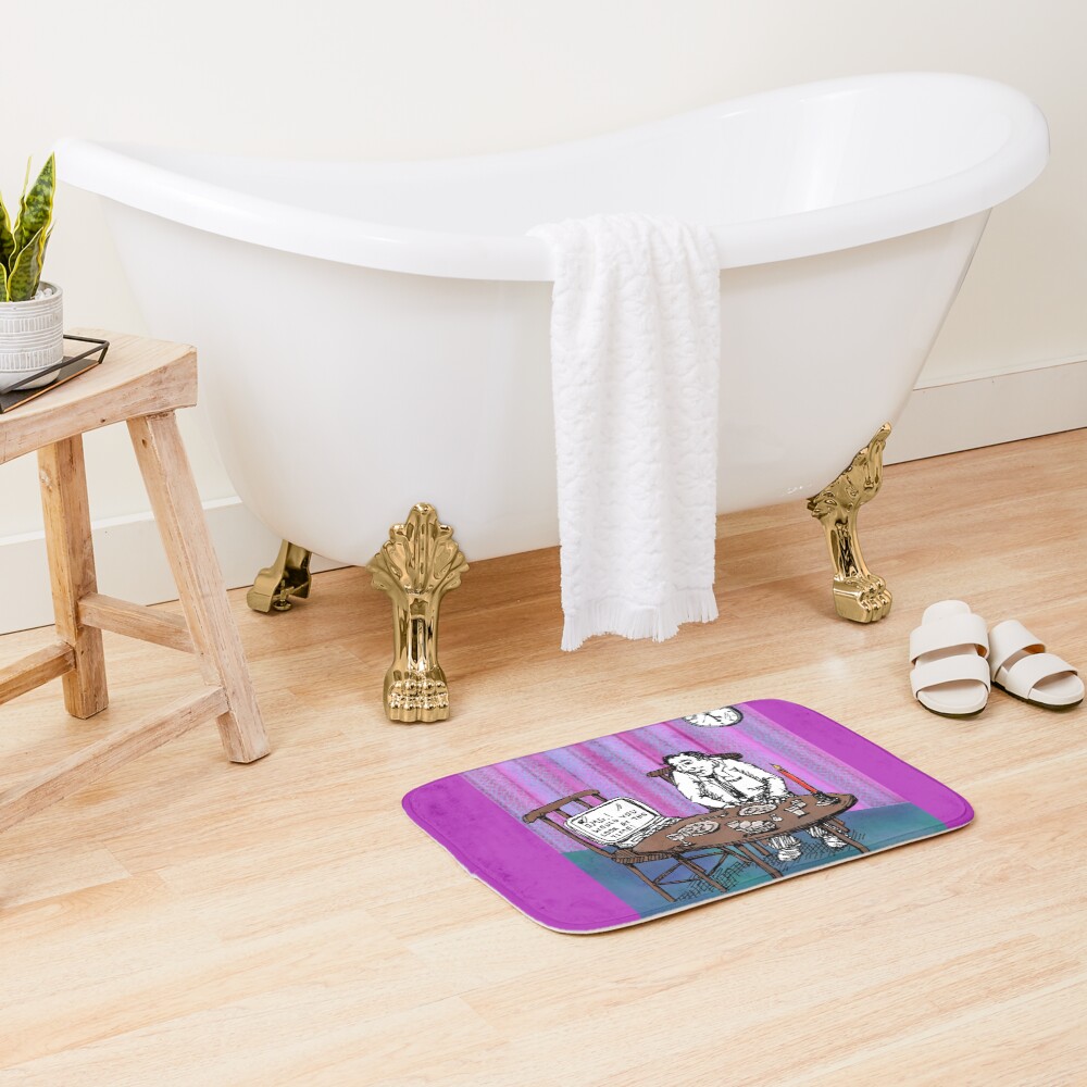 Item preview, Bath Mat designed and sold by ColdCampComix.