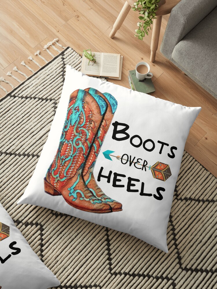 boots over heels