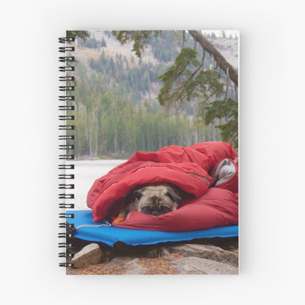 Item preview, Pug Snug in a Sleeping Bag designed and sold by pugventurephoto.