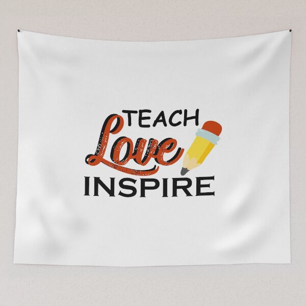 Item preview, Teach Love Inspire Back To School Teacher Appreciation designed and sold by hadleydesigns.