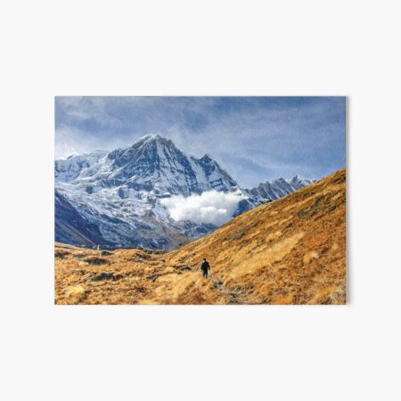 Annapurna Avalanche Art Board Print