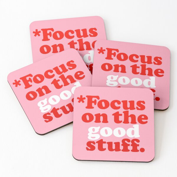 Item preview, Focus On The Good Stuff {Pink & Red Version} designed and sold by TheLoveShop.