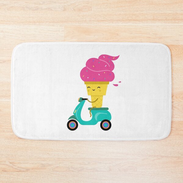 Item preview, Funny Ice Cream Cone on Scooter designed and sold by aqualiontees.
