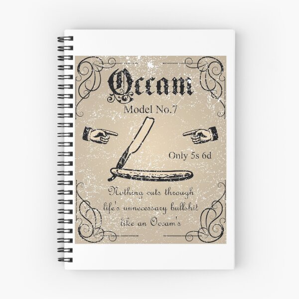 Item preview, Occam's razor cutting through the BS designed and sold by SifRants.