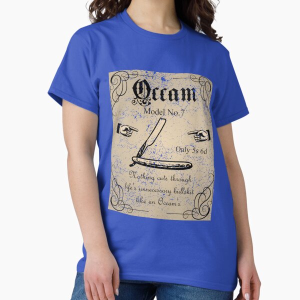 Item preview, Occam's razor cutting through the BS designed and sold by SifRants.