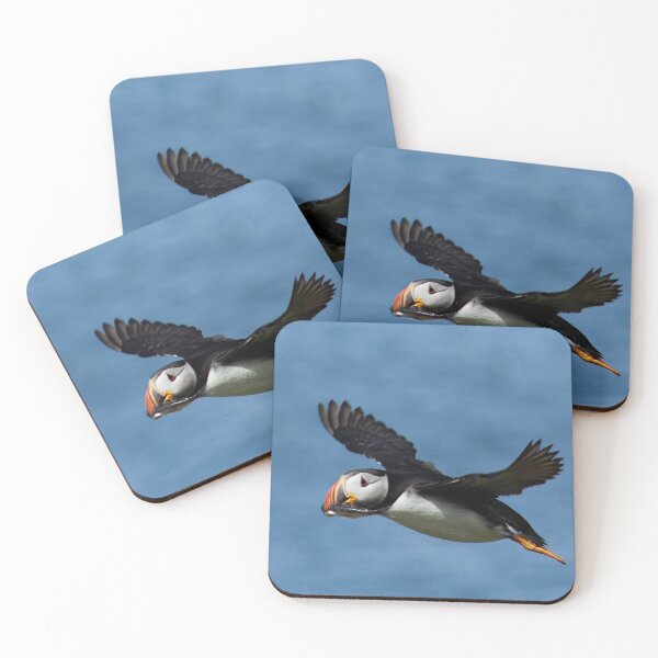Item preview, Puffin in Flight designed and sold by Kaylee Busniuk.