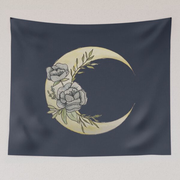 Item preview, Floral Moon designed and sold by CreativeMisc.