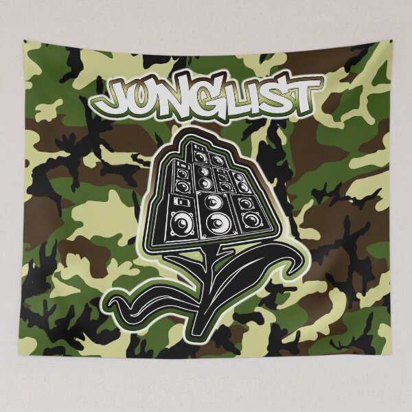 Item preview, Junglist-Speakerstack Plant-Camo designed and sold by Klaus Bremner (Autotelic Art).