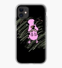 Mut die feige Hundekunst iPhone-Hülle & Cover