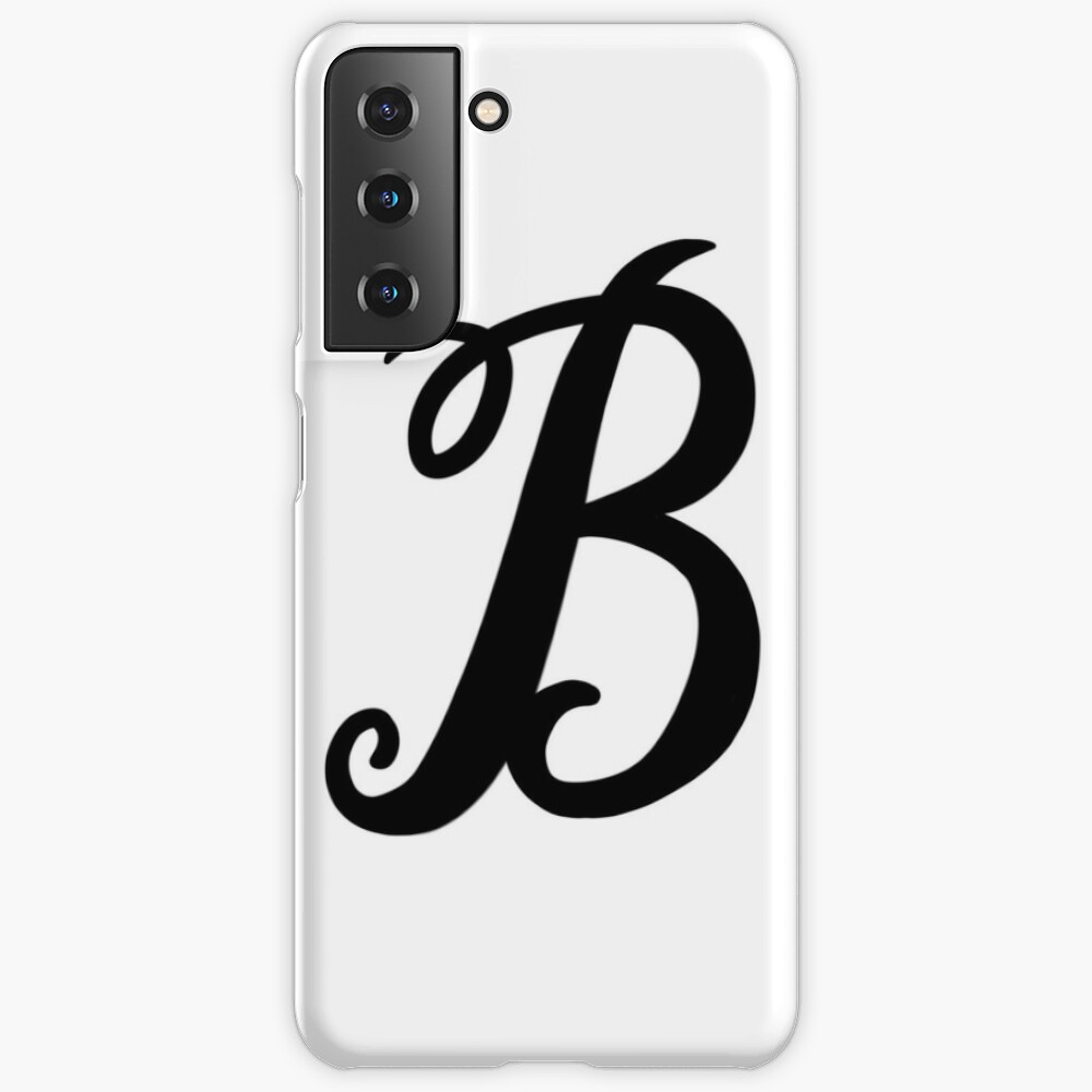 Monogram Style Cellphone Back Cover Case for iPhone Samsung