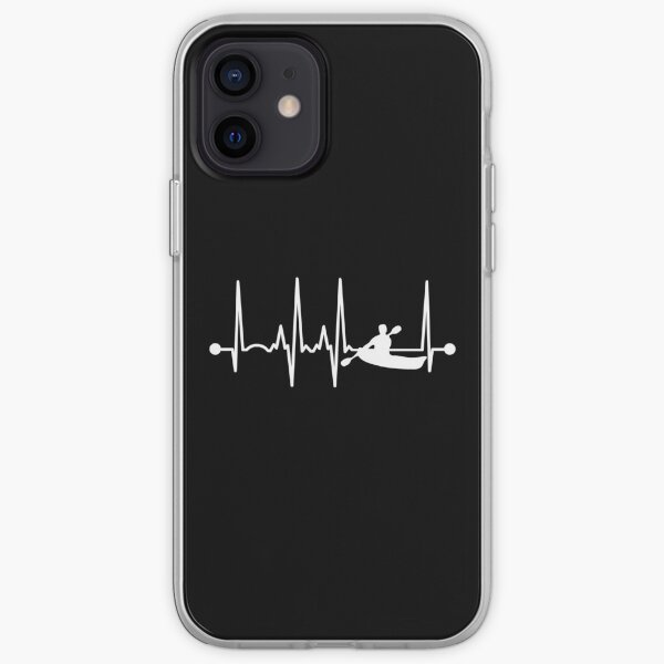Kayaking Heartbeat iPhone Soft Case