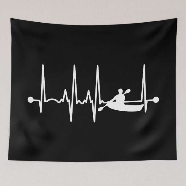 Item preview, Kayaking Heartbeat designed and sold by teesaurus.