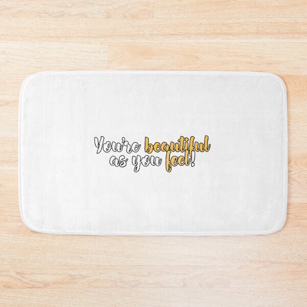 Item preview, you're beautiful as you feel! [yellow] designed and sold by Li Schneider.