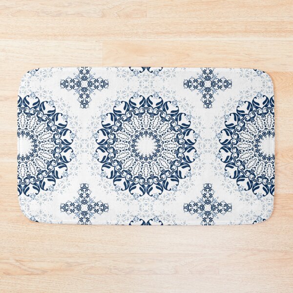 Item preview, Blue ornament on a white background.  designed and sold by fuzzyfox.