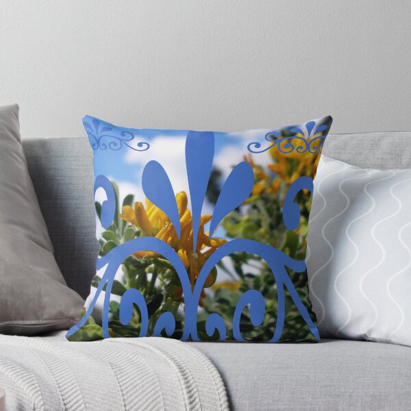 Item preview, clouds behind yellow flowers designed and sold by tbshots.