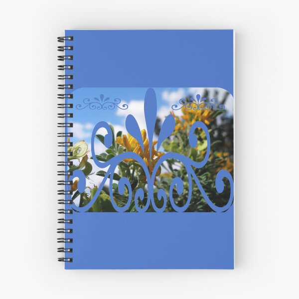 Item preview, clouds behind yellow flowers designed and sold by tbshots.