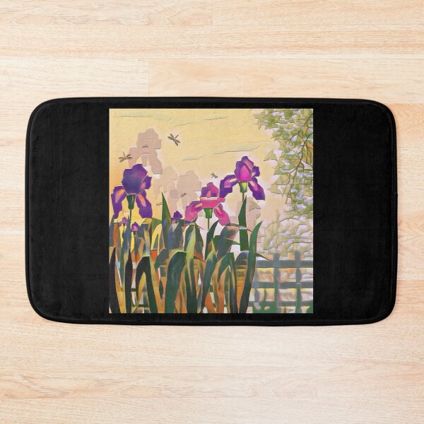 Item preview, A series of "Favorite pillow" "Irises"  designed and sold by fuzzyfox.