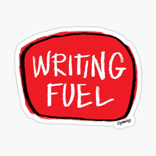 Writing Fuel Sticker