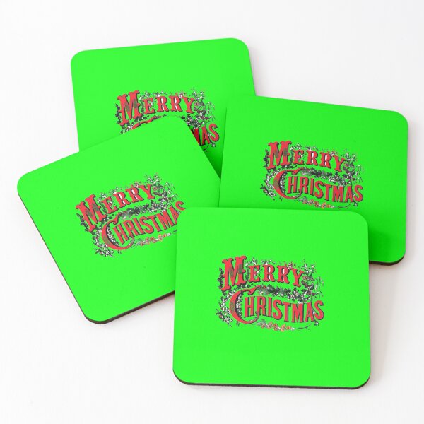 Item preview, MERRY CHRISTMAS 1 ON GREEN designed and sold by PetsandBeyond.