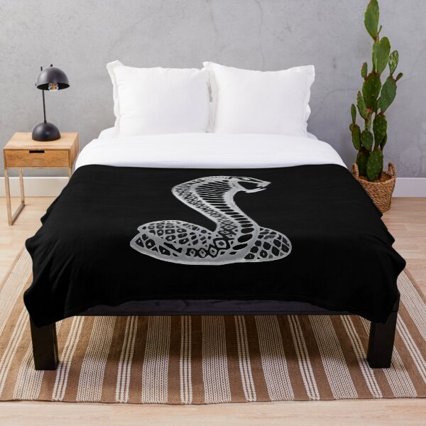 Mustang Cobra Terminator Throw Blanket