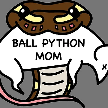 Artwork thumbnail, Ball Python Mom - Normal by Radioactive China