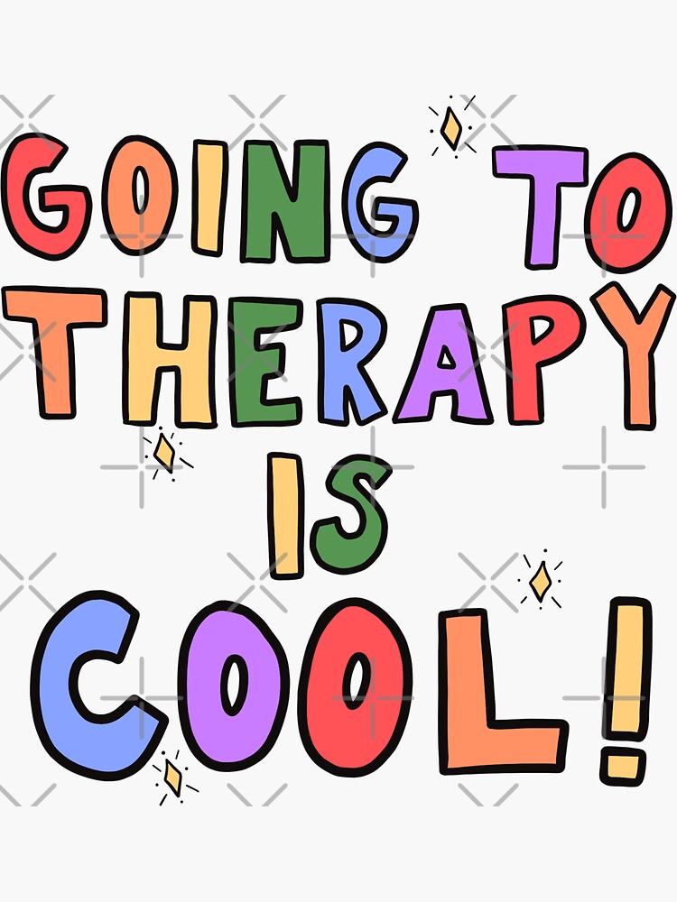 Going To Therapy Is Cool! by crystaldraws