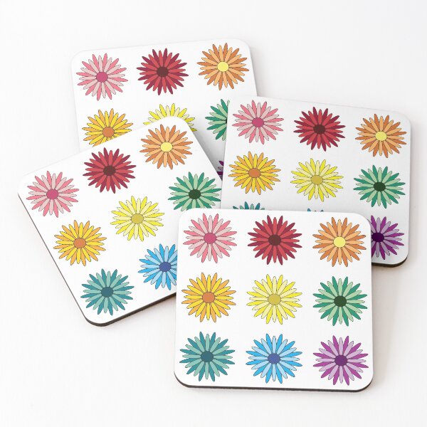 Item preview, 9 Rainbow Flowers  designed and sold by terryleila.
